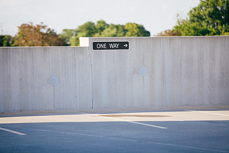 One Way road sign thumbnail