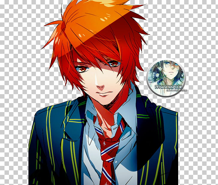 Orange haired anime guy