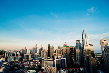 aerial shot of buildings thumbnail