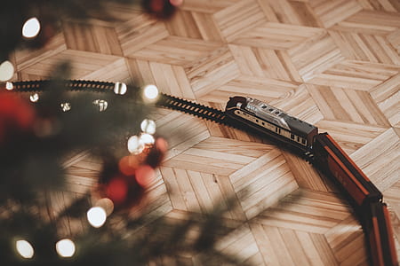 Brown and Gray Train Plastic Toy thumbnail