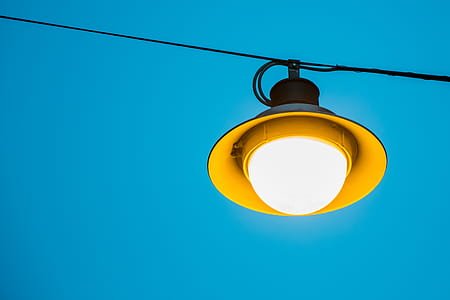 Yellow and Black Light Fixture thumbnail
