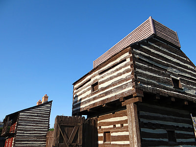 Historic Fort Wayne Wooden House, Indiana thumbnail
