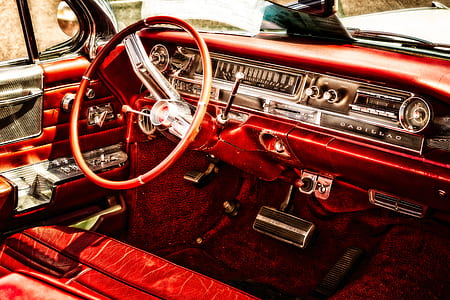 red vehicle interior thumbnail