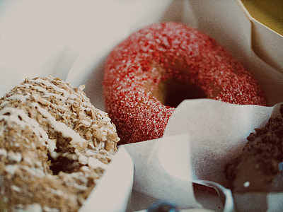 sweet donuts in box thumbnail