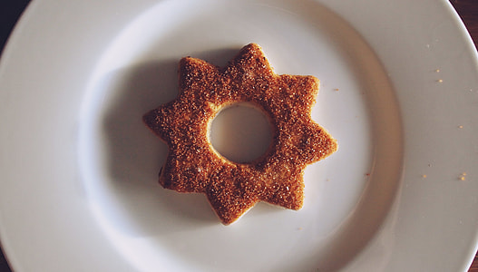 brown pastry on plate thumbnail