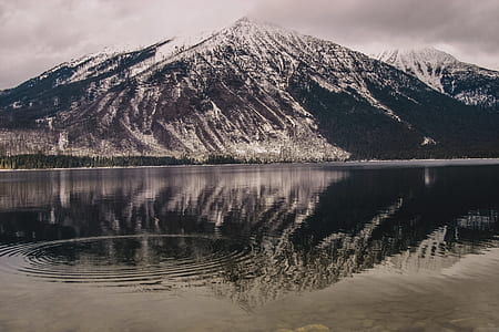 mountain alps near lake thumbnail