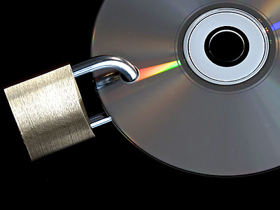 CD with padlock illustration thumbnail