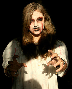 woman wearing ghost costume thumbnail