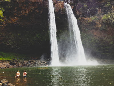 two person standing on falls thumbnail