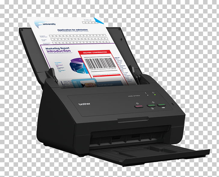 Scanner Brother Ads 2100e Adf 600 X 600dpi A4 Black Accessories