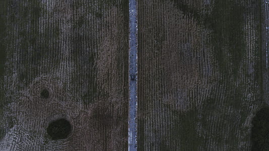 field, aerial view, road, country road thumbnail