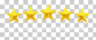 Yellow Star Symmetry Font, 5 Star, five yellow star PNG clipart