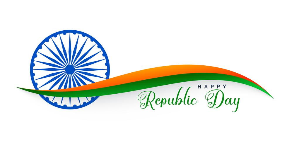 Happy Indian Republic Day Stylish Banner Eps File Free Graphics