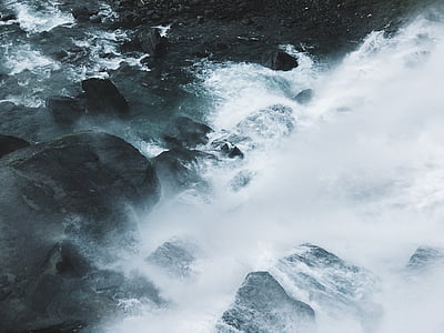 waterfall at daytime thumbnail