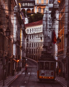 lisbon, portugal, lights, city, urban, cityscape thumbnail
