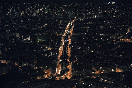 orange lights from city skyline during night time thumbnail