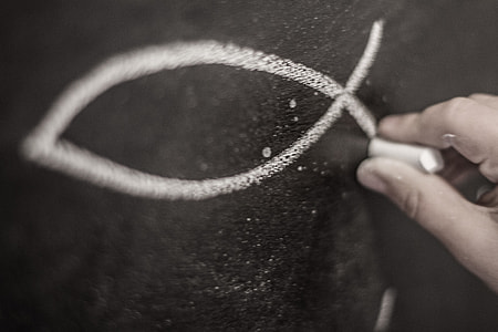 person drawing using chalk thumbnail
