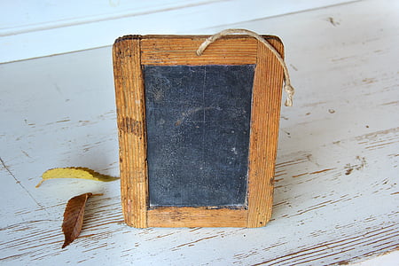 empty rectangular brown wooden photo frame thumbnail