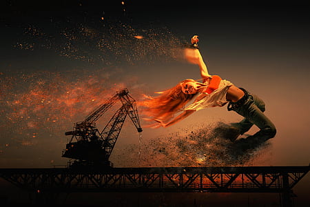 woman dancing illustration thumbnail