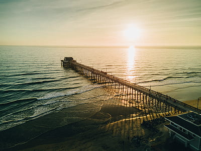 seashore during sunset thumbnail