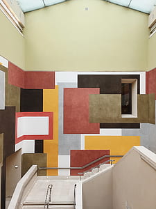 abstract wallpaper on wall thumbnail