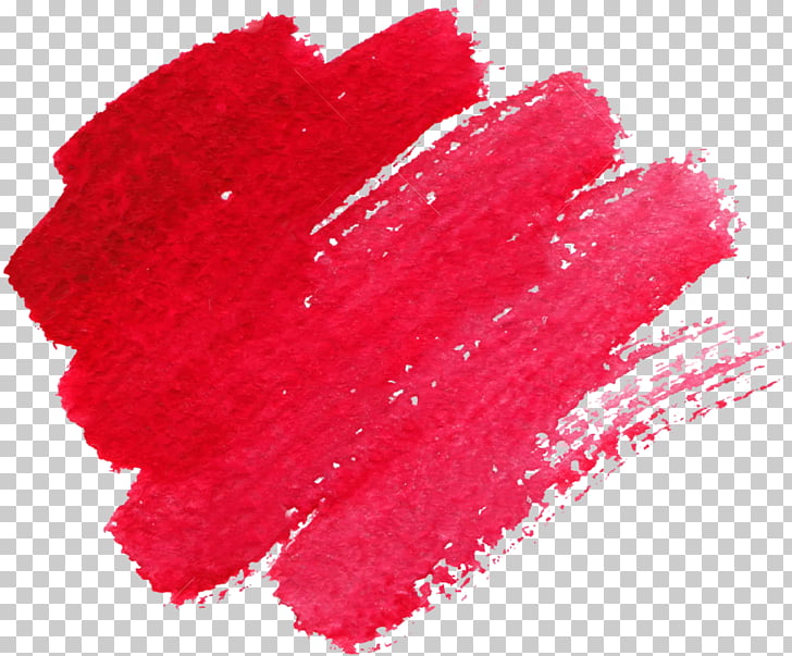 Watercolor painting Brush Texture, Watercolor painting paintbrush, red abstract painting PNG clipart