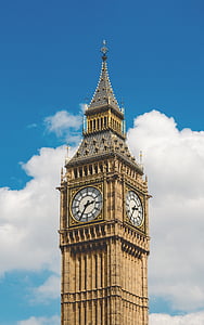 photo of Big Ben, London under white clouds during daytime thumbnail