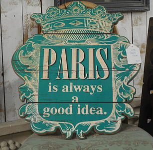 Paris is Always a good idea quote board thumbnail