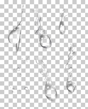 Tears Drop , Transparent water droplets, water dew against blue background PNG clipart