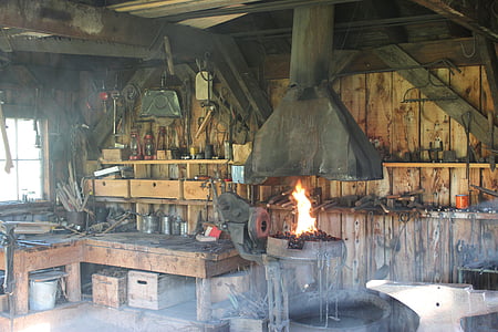 blacksmith shop with assorted tools thumbnail
