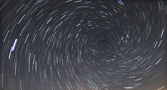 timelapse photography of stars thumbnail