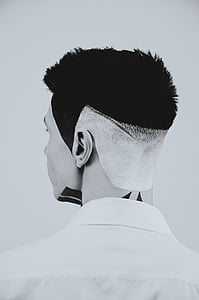 man wearing white collared top thumbnail