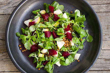 high-angle photograph of vegetable dish on bowl thumbnail