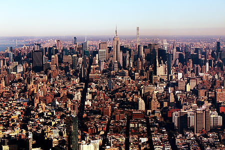 bird's-eye view photography of city buildings thumbnail