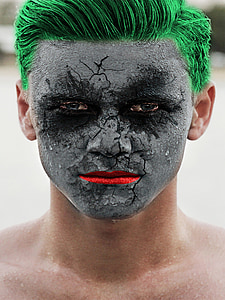man with face paint thumbnail