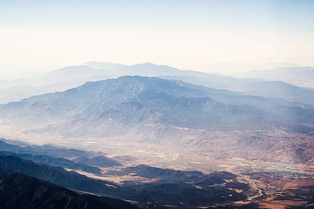 aerial photo of foggy mountain thumbnail