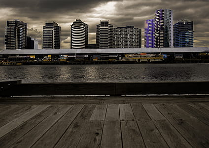 low-angle photography of cityscape thumbnail