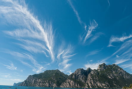 rock formation under blue sky thumbnail