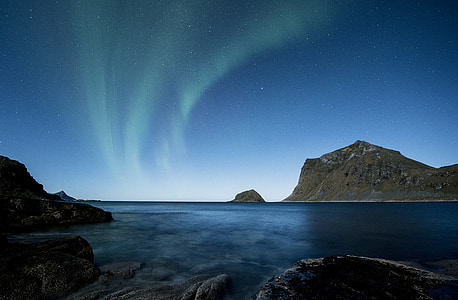 aurora view during night time thumbnail