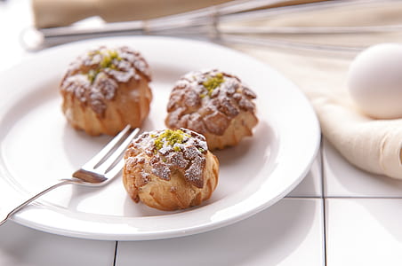 three baked pastries thumbnail