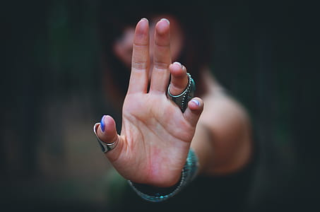 woman wearing rings and bracelet thumbnail