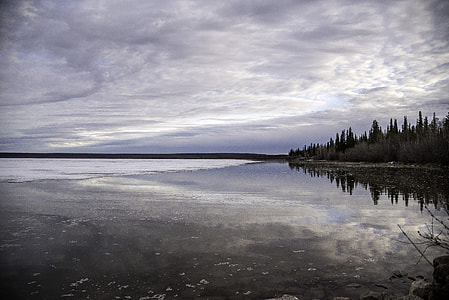 Scenic Lakeshore Landscape of Great Slave Lake thumbnail