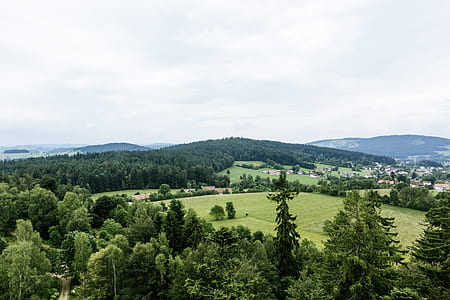 landscape, mountains, nature, sky thumbnail