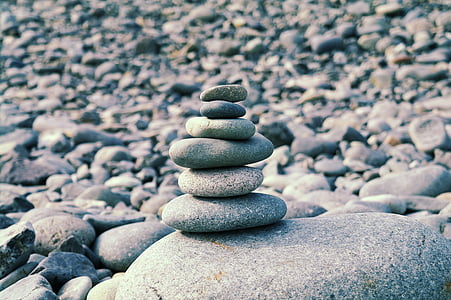 gray cairn stone photo thumbnail