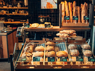 breads on display counter thumbnail
