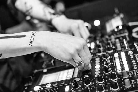 person operating audio mixer thumbnail