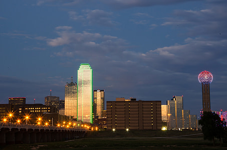 city lights during night photo thumbnail