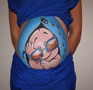 women's blue crop top and bottoms thumbnail