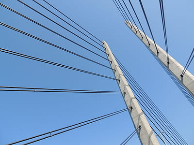 photo of white suspension bridge thumbnail