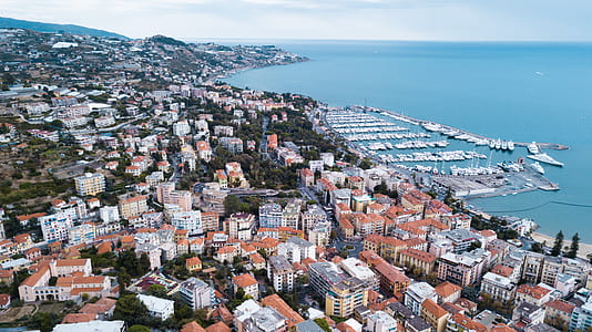 aerial photography of buildings thumbnail